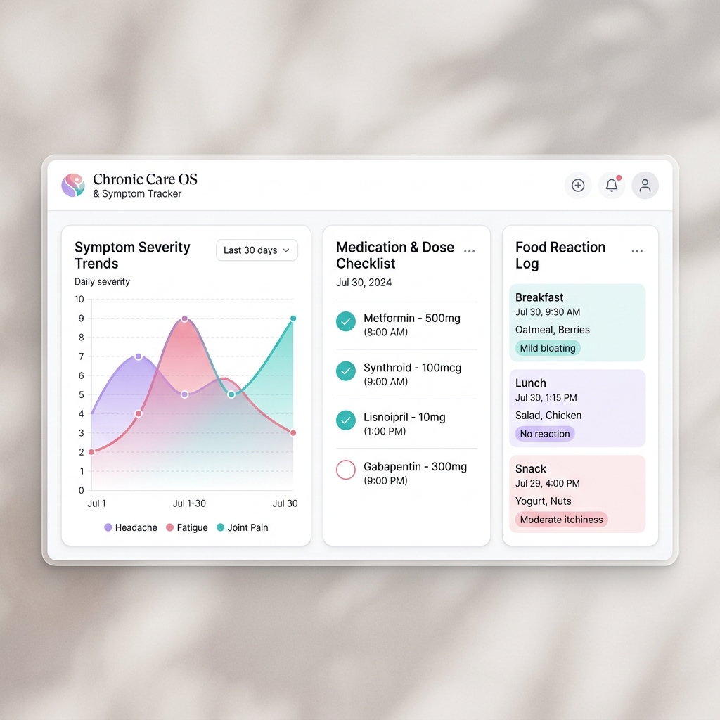 Chronic Care OS & Symptom Tracker