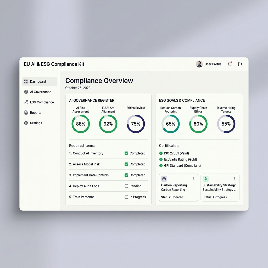 EU AI Act & ESG Compliance Kit